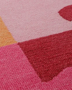 Puzzleteile bunt - Kinderteppich Wolle 160 x 230 cm
