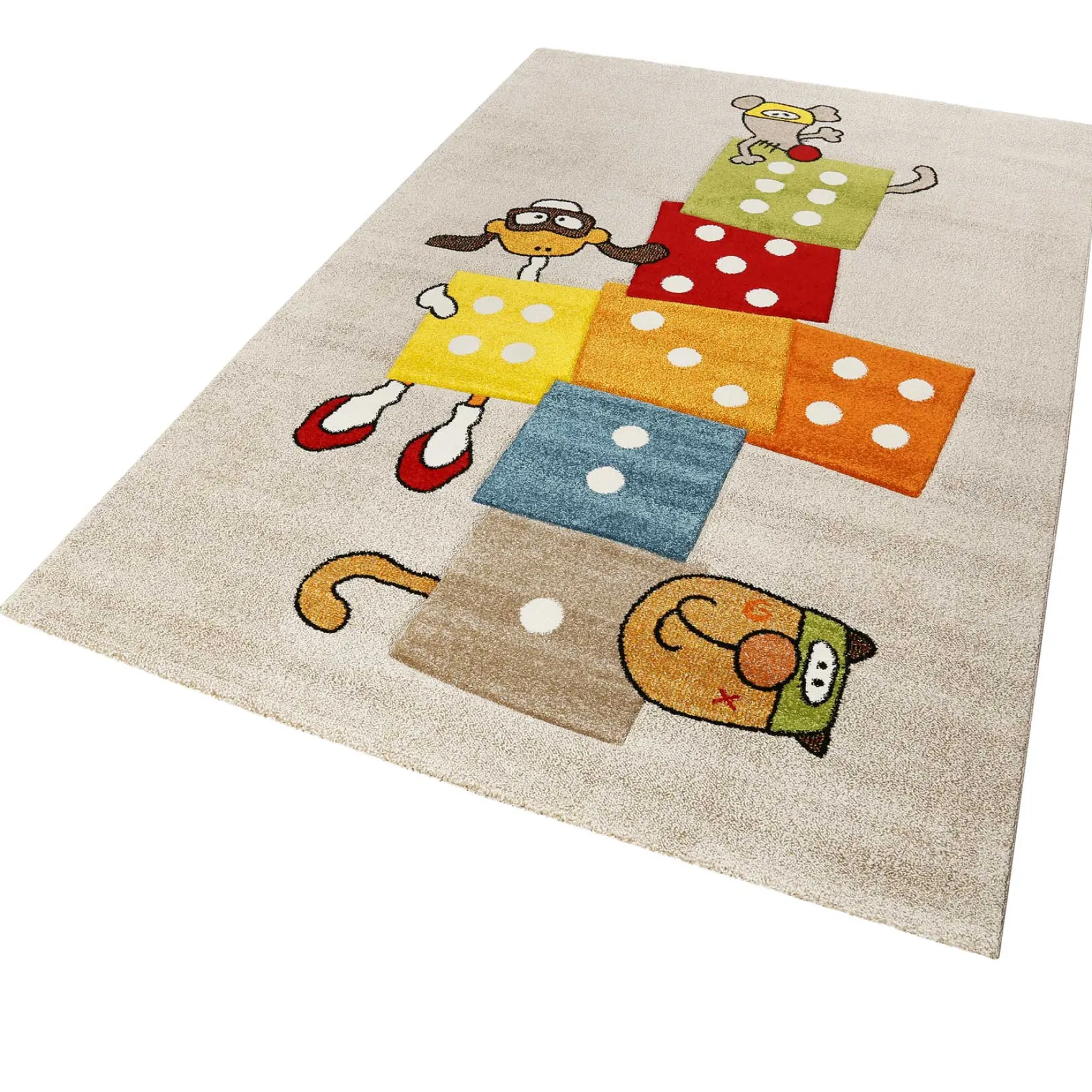 Sigikid Kinderteppich beige multicolor "Bandidoleros"