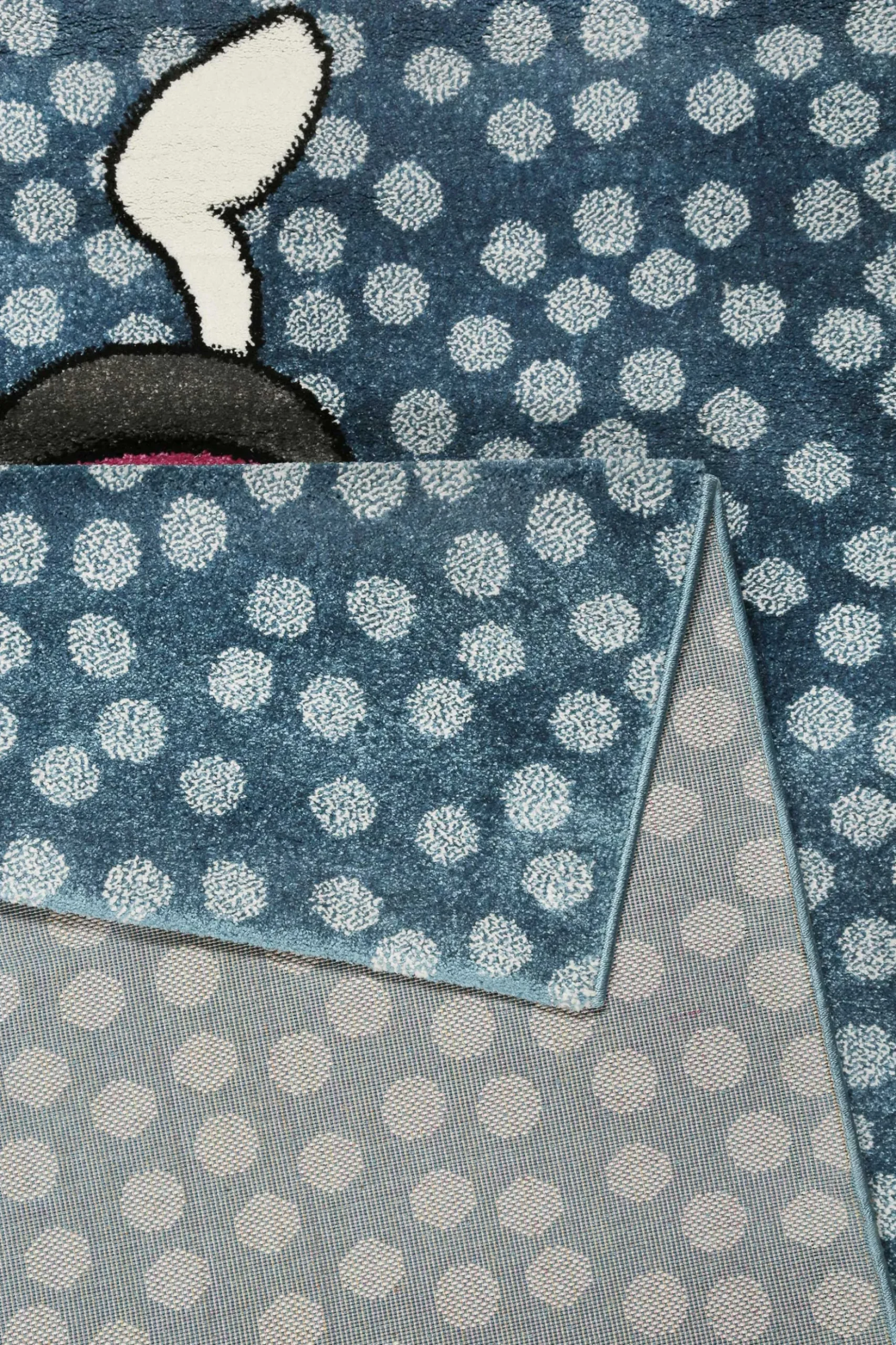 Sigikid Kinderteppich Blau "Rainbow Rabbit"