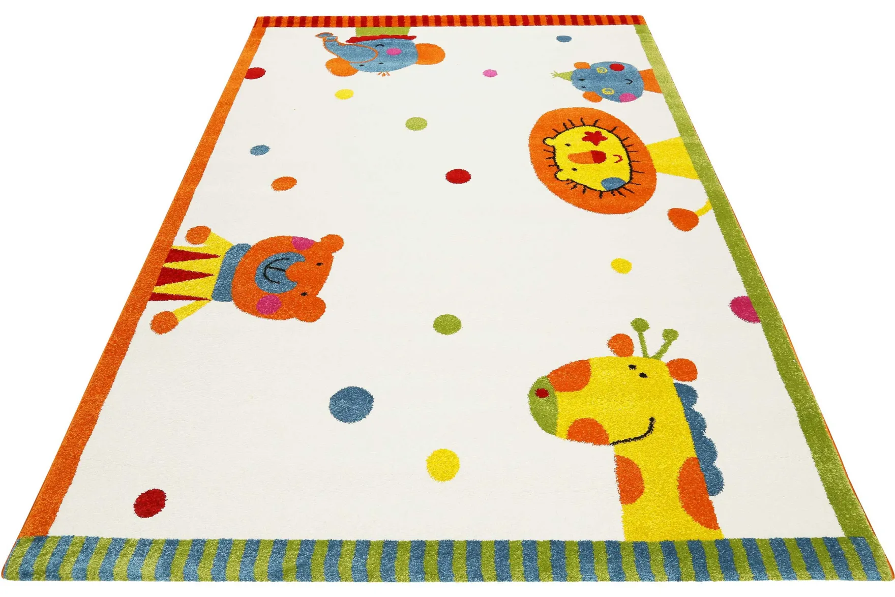 Sigikid Kinderteppich Creme Beige "Animal Festival"