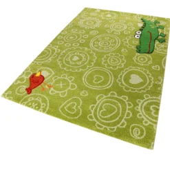 Sigikid Kinderteppich grün 