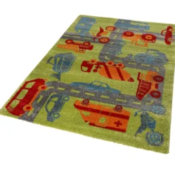 Sigikid Kinderteppich Grün Orange