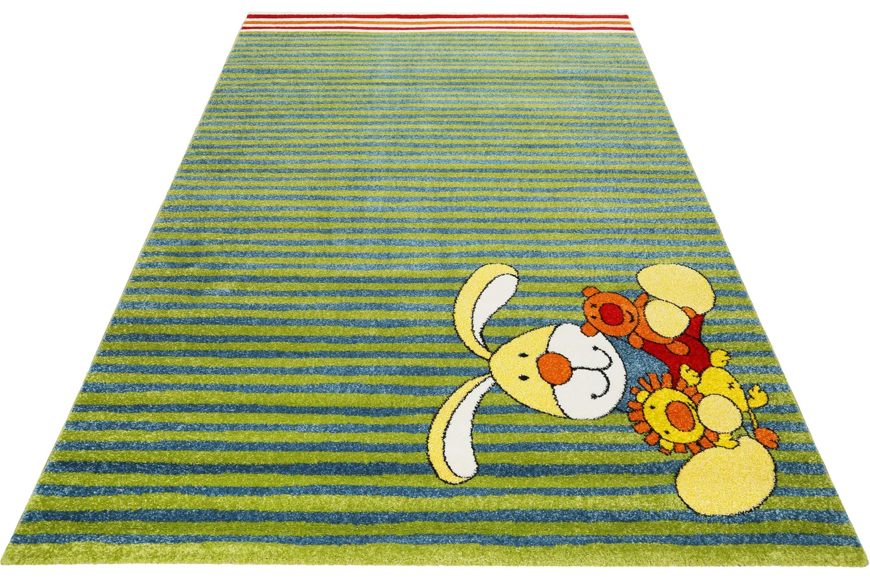 Sigikid Kinderteppich Grün "Semmel Bunny"