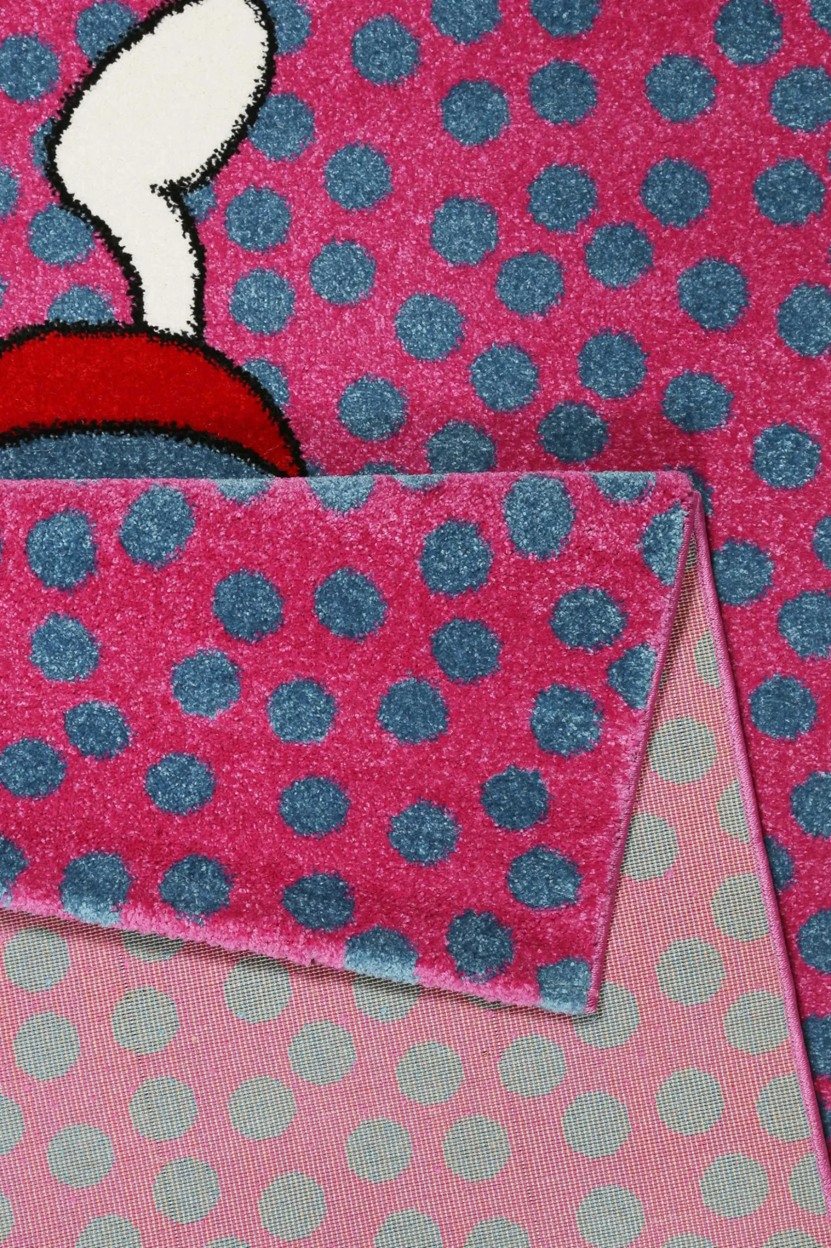 Sigikid Kinderteppich Pink Blau "Rainbow Rabbit"