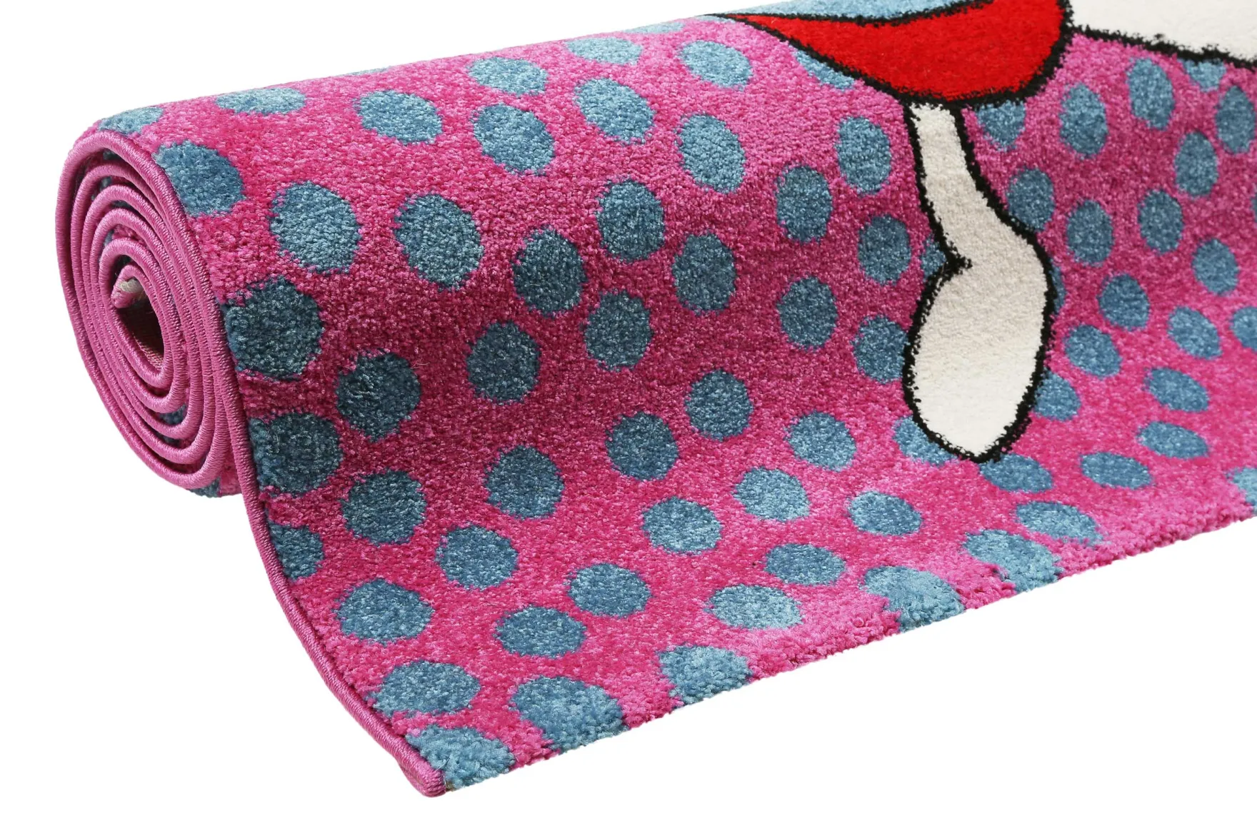 Sigikid Kinderteppich Pink Blau "Rainbow Rabbit"