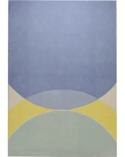 Sonnenaufgang in Pastell - Handtuft 160 x 230 cm