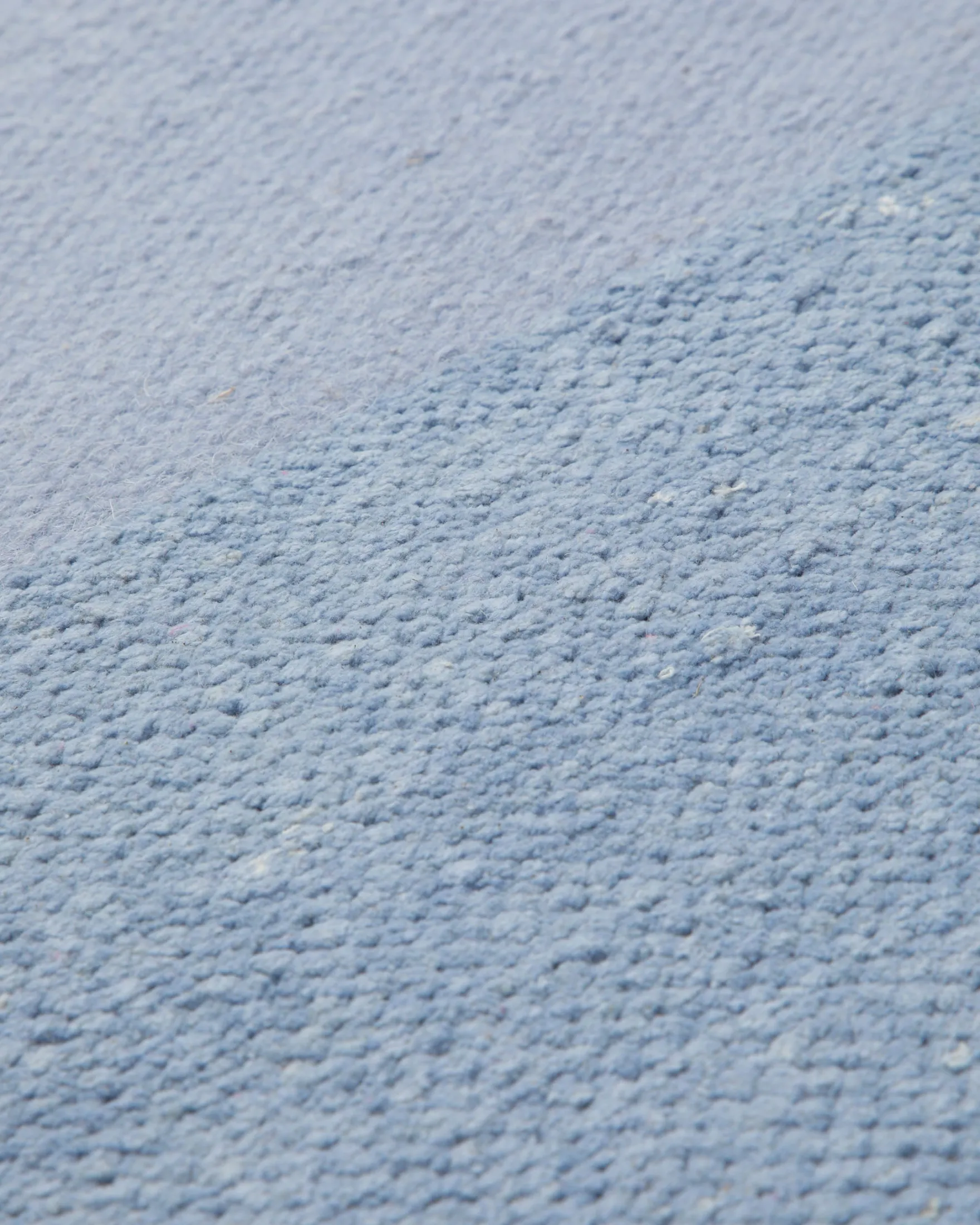 Spring Handwebteppich Chenille hellblau blau 160x230 cm