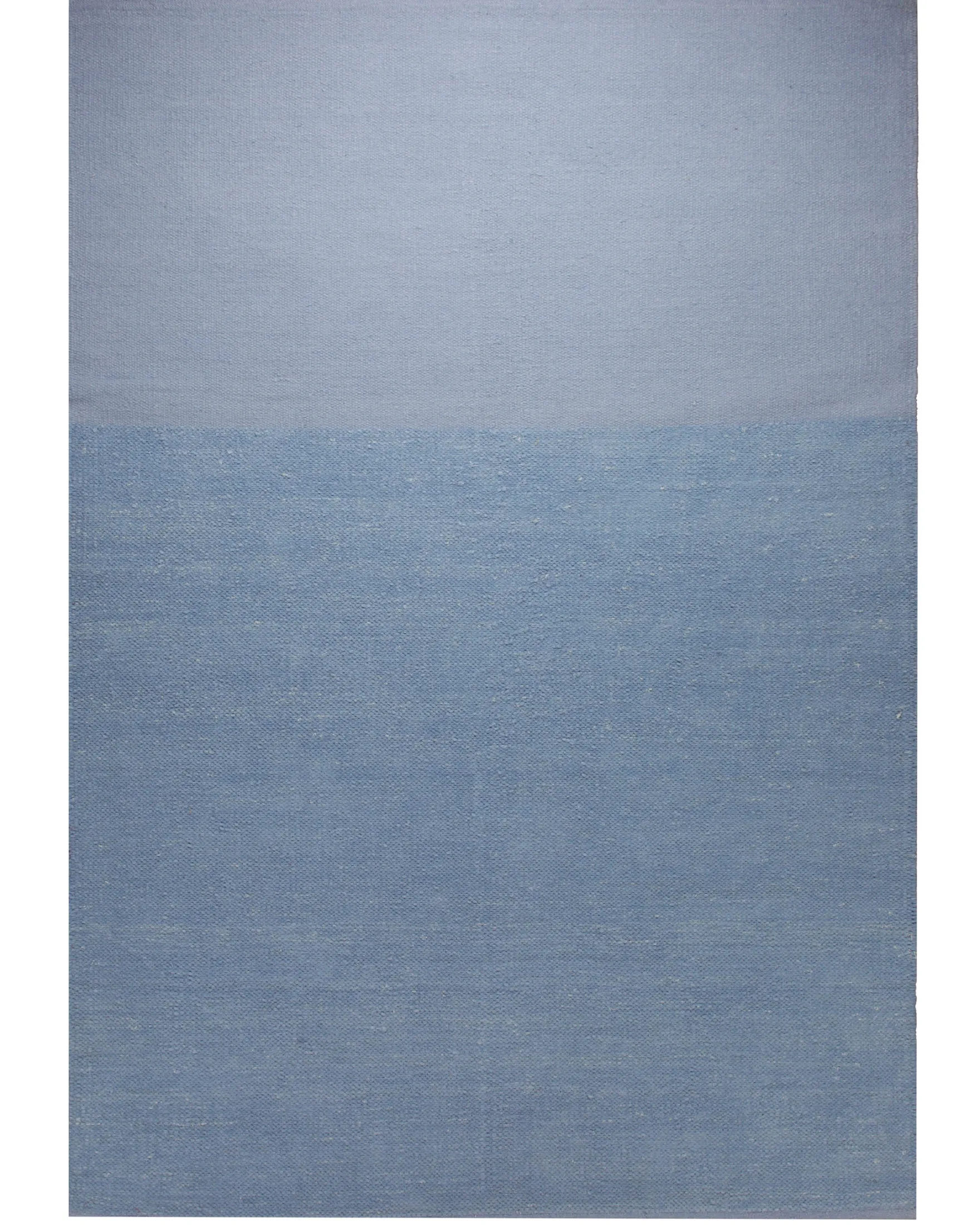 Spring Handwebteppich Chenille hellblau blau 160x230 cm