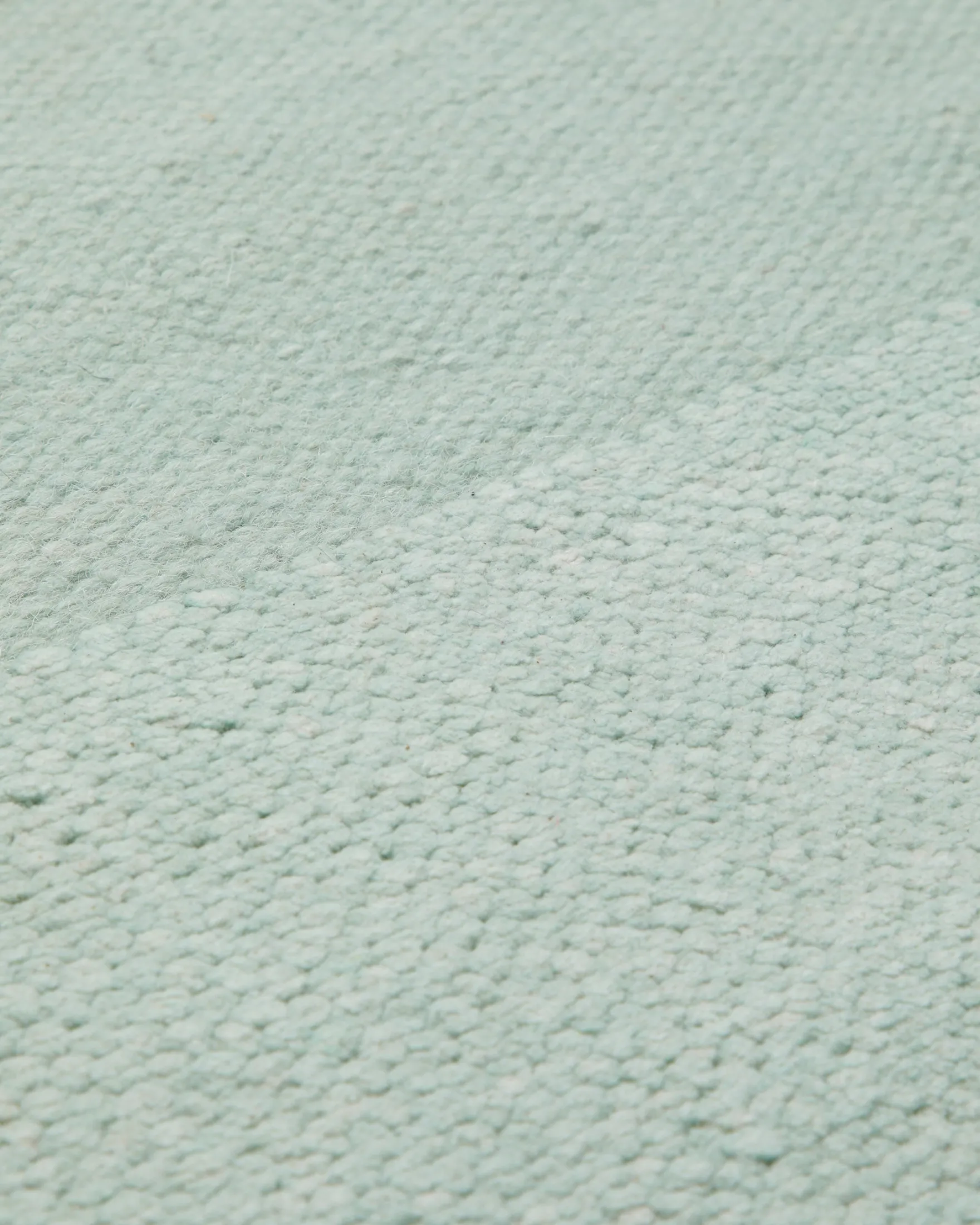 Spring Handwebteppich Chenille uni mint 160x230 cm