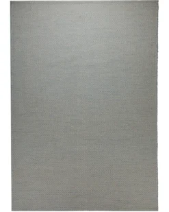 Summer Handwebteppich Wolle hellblau natur 160x230 cm