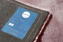 Teppich Altrosa Flieder Hochflor "Pisa " Homie Living