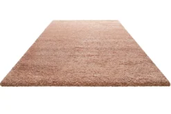 Teppich Altrosa meliert Hochflor "Bozen" Homie Living