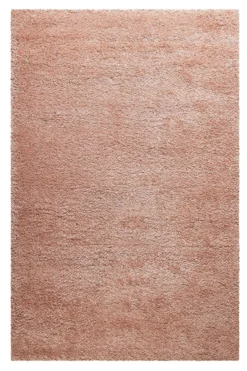 Teppich Altrosa meliert Hochflor