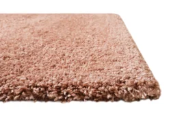 Teppich Altrosa meliert Hochflor