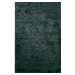 Teppich Anthrazit Grün Hochflor "Pisa " Homie Living