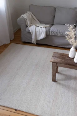 Teppich Beige aus Naturfasern 