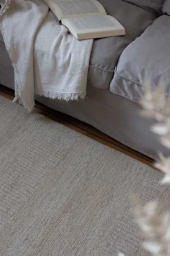 Teppich Beige aus Naturfasern 