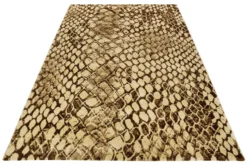 Teppich Beige Braun Kurzflor "Snake" WECONhome