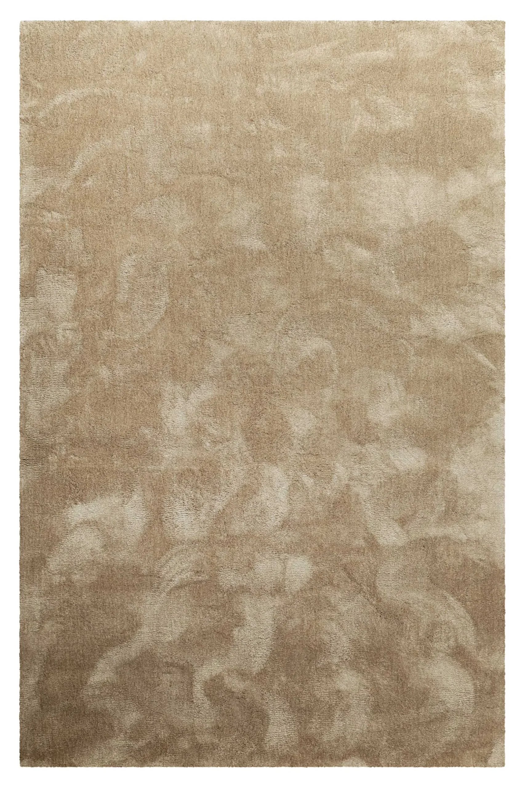 Teppich Beige Braun meliert Hochflor "Sienna" Homie Living
