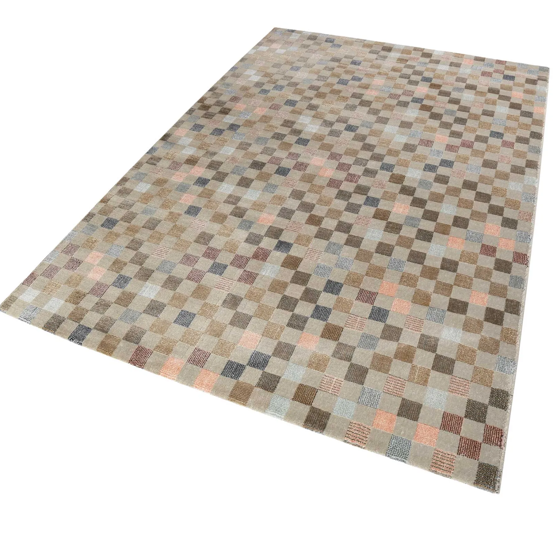 Teppich Beige Bunt Kurzflor "Physical 2.0" WECONhome