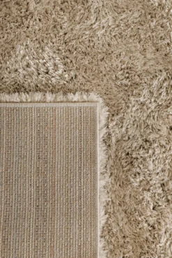 Teppich Beige Hochflor sehr kuschelig & flauschig