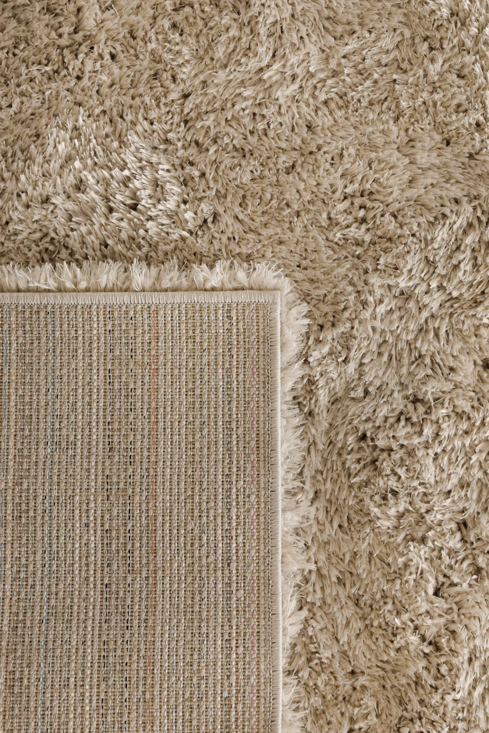 Teppich Beige Hochflor sehr kuschelig & flauschig "Parma" Homie Living