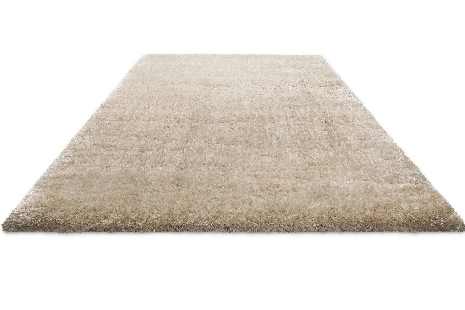 Teppich Beige Hochflor sehr kuschelig & flauschig "Parma" Homie Living