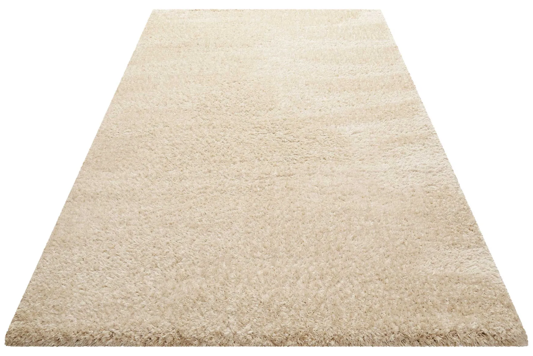 Teppich Beige Hochflor "Smilla" WECONhome Basic