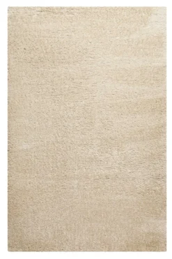 Teppich Beige Hochflor