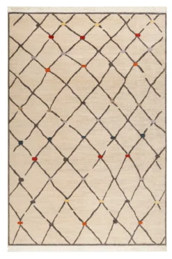 Teppich Beige Kurzflor B-Ware "Marché Bonsecours" WECONhome