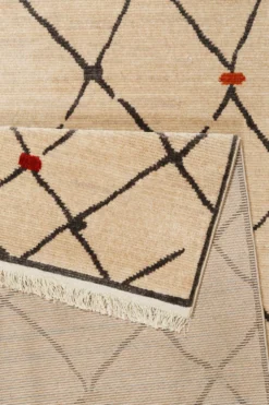 Teppich Beige Kurzflor B-Ware "Marché Bonsecours" WECONhome