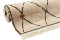 Teppich Beige Kurzflor B-Ware 