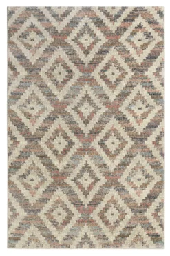 Teppich Beige Rosa Blau Kurzflor "Passion 2.0" WECONhome
