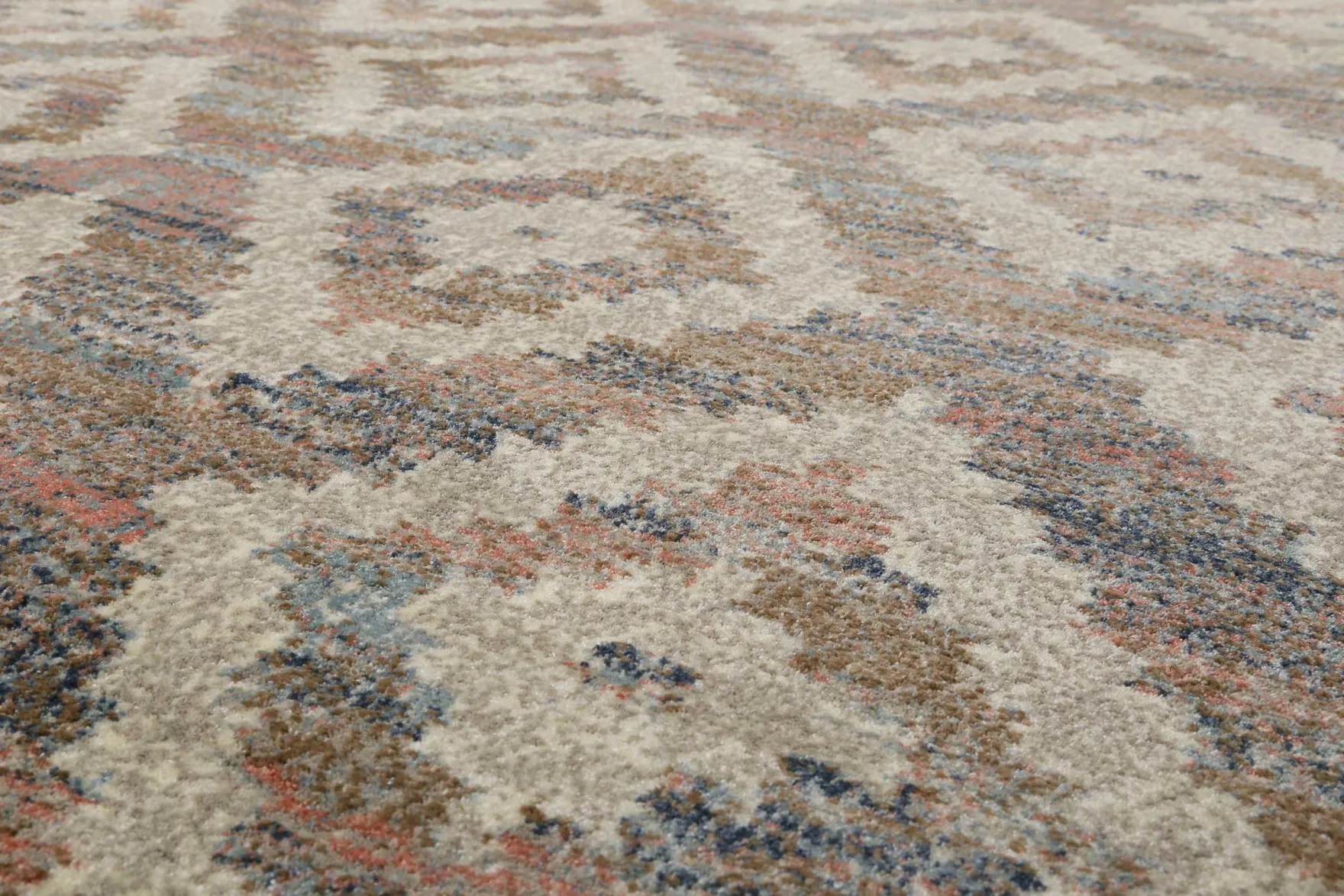 Teppich Beige Rosa Blau Kurzflor "Passion 2.0" WECONhome