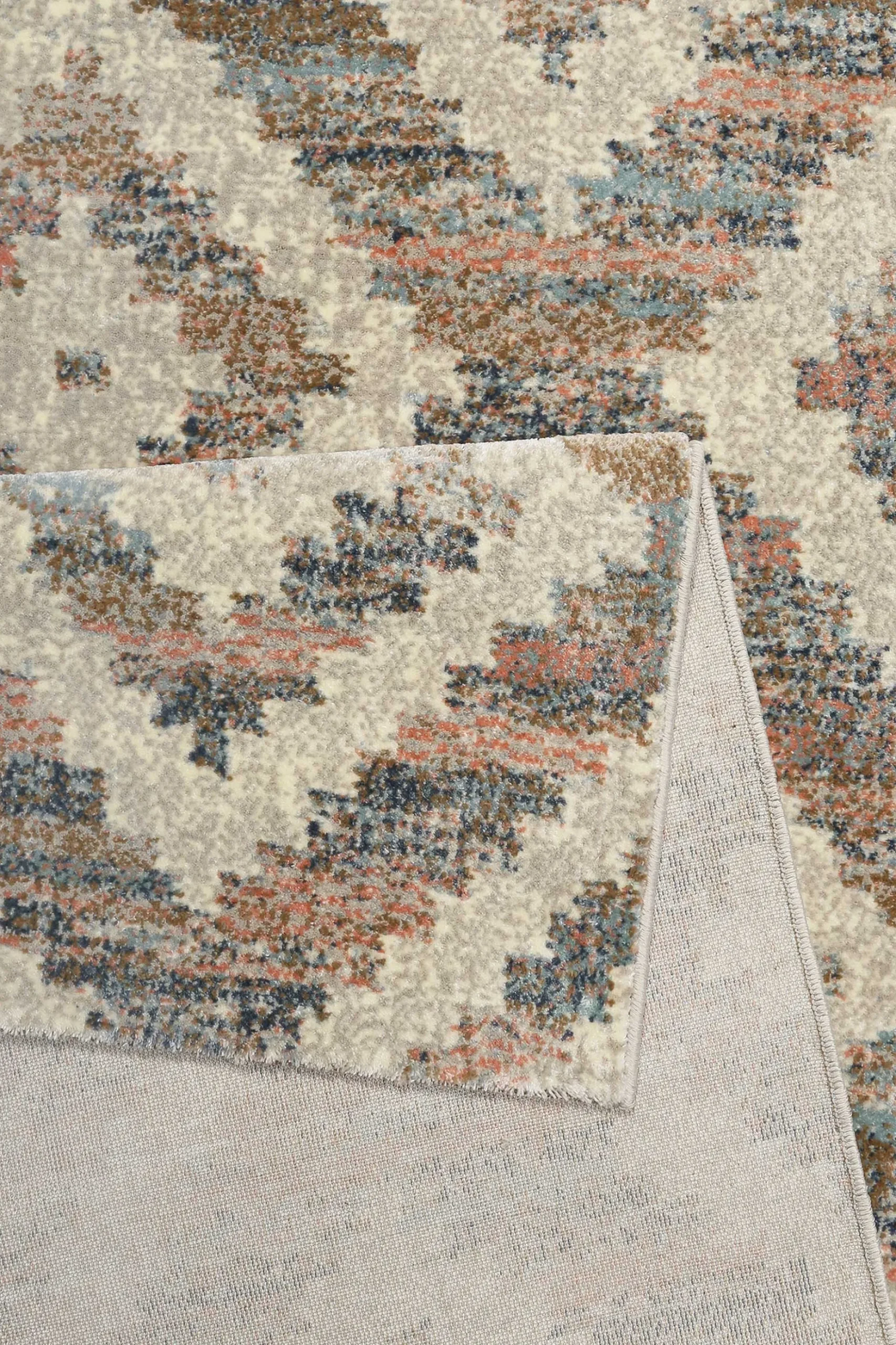 Teppich Beige Rosa Blau Kurzflor "Passion 2.0" WECONhome