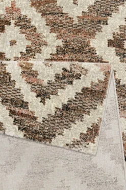 Teppich Beige Rosa Braun Kurzflor "Passion 2.0" WECONhome