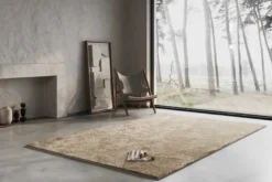 Teppich Beige Sand Hochflor "Fanny" WECONhome Basics