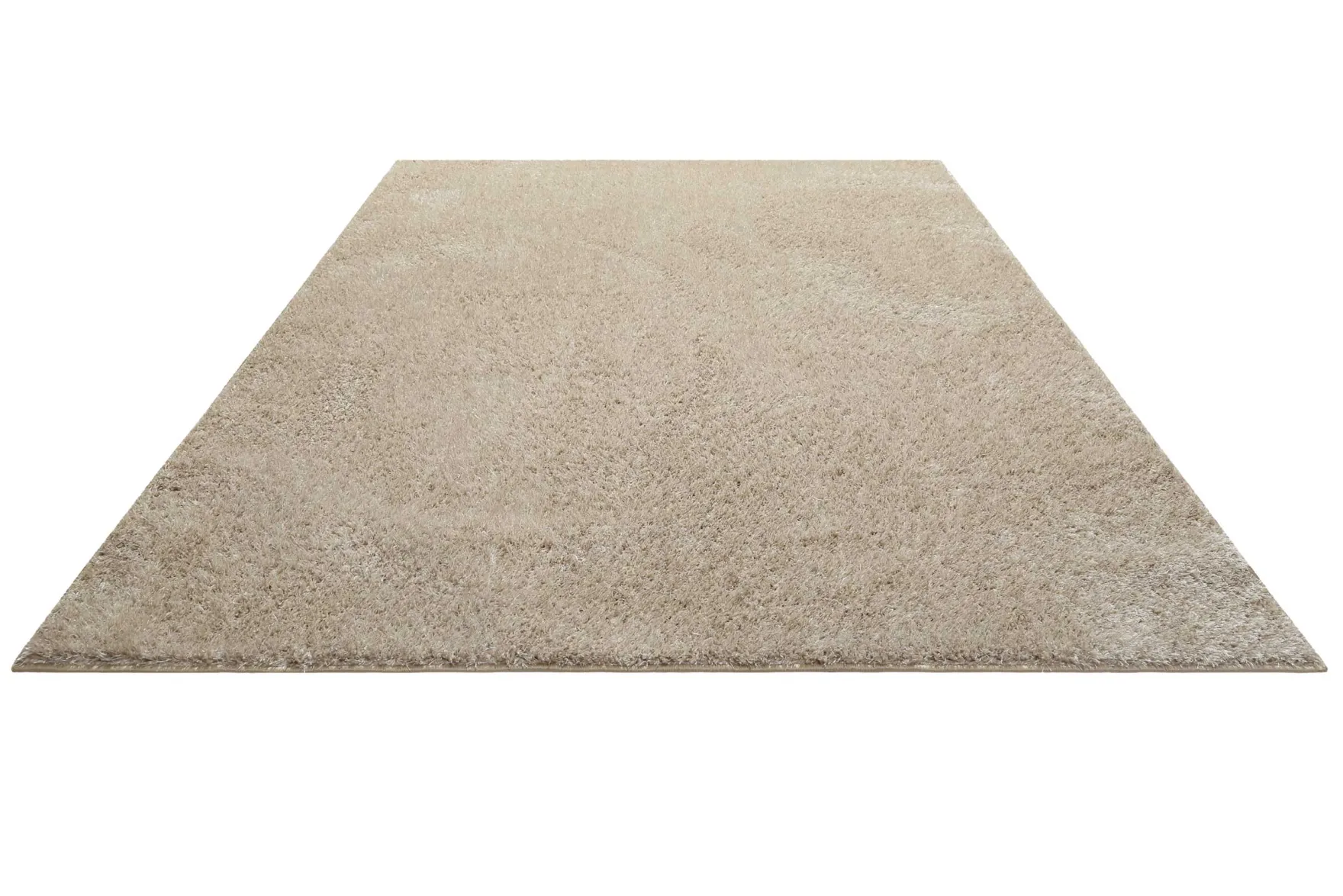 Teppich Beige Sand Hochflor "Fanny" WECONhome Basics