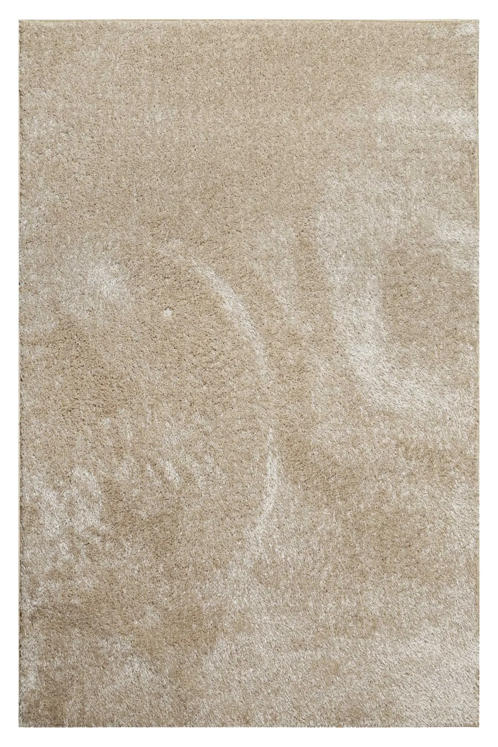 Teppich Beige Sand Hochflor "Fanny" WECONhome Basics