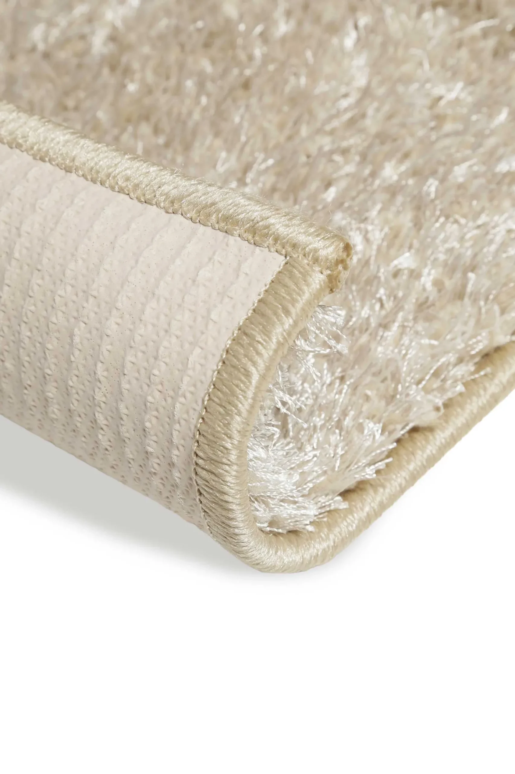 Teppich Beige Sand Hochflor "Fanny" WECONhome Basics