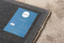 Teppich Beige Sand Hochflor "Sienna" Homie Living