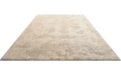 Teppich Beige Sand Hochflor