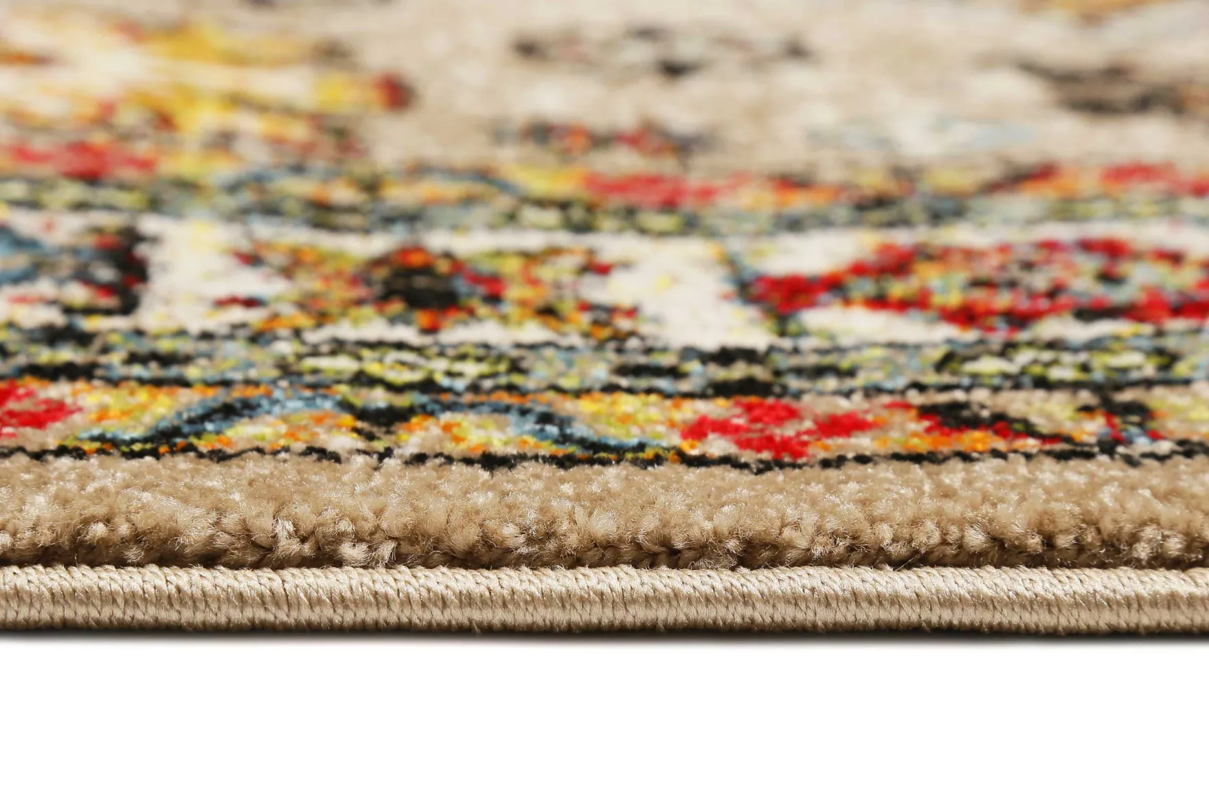 Teppich Beige Sand Kurzflor "Majorelle" WECONhome