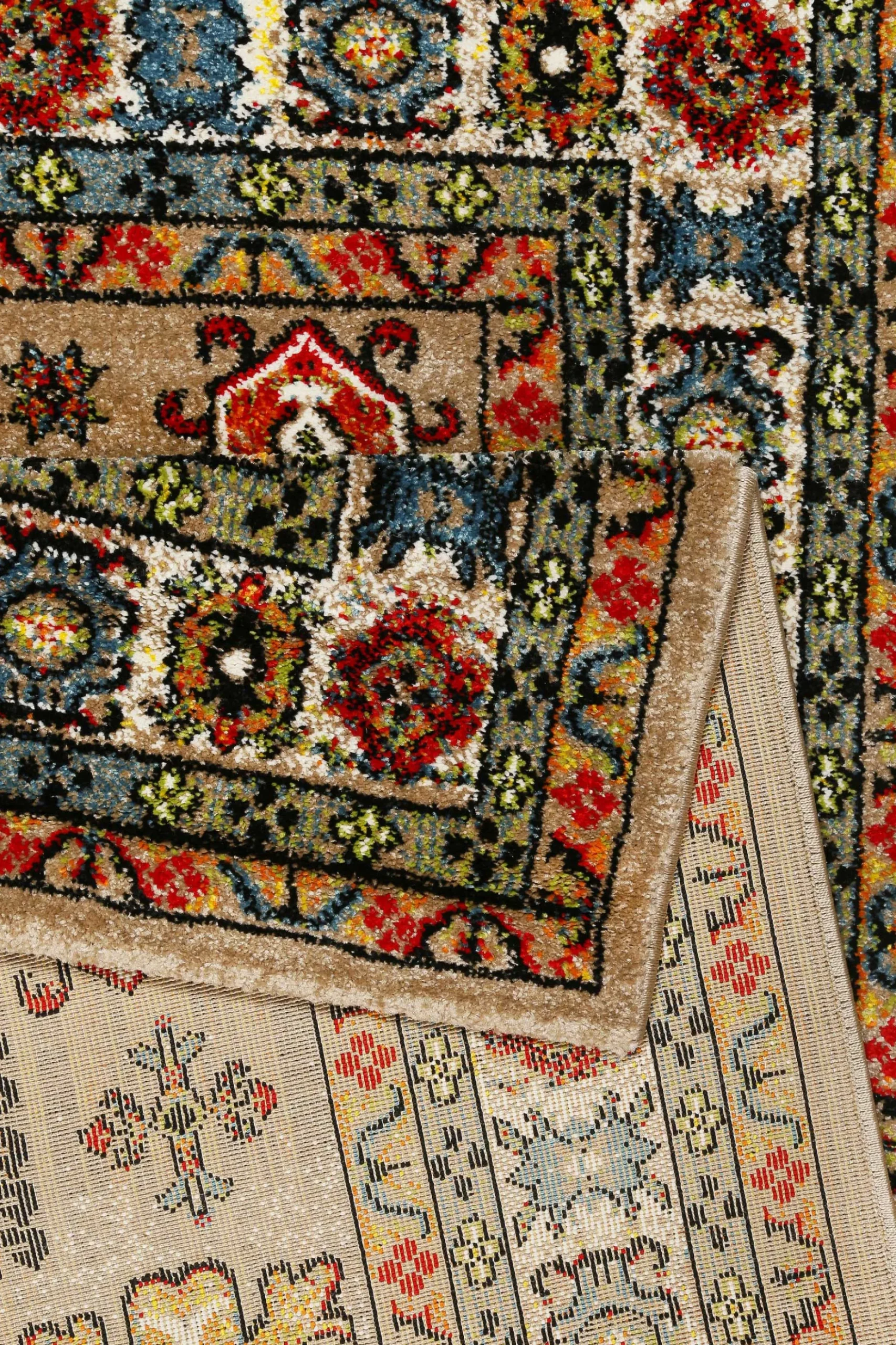 Teppich Beige Sand Kurzflor "Majorelle" WECONhome