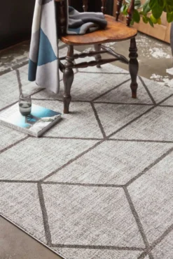 Teppich Beige Taupe Kurzflor