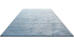 Teppich Blau Grau Hochflor "Sienna" Homie Living