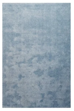Teppich Blau Grau Hochflor