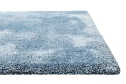 Teppich Blau Grau Hochflor