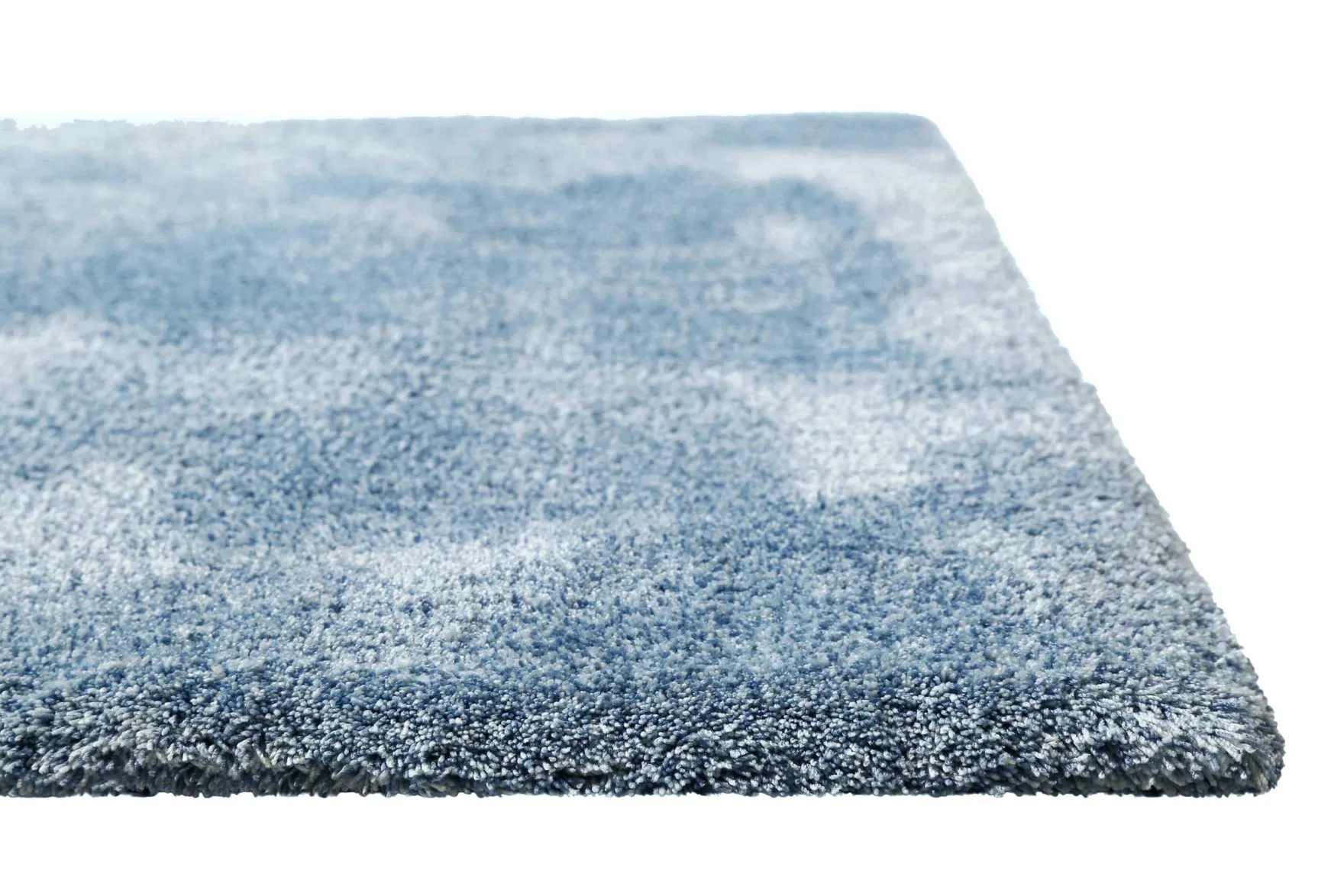 Teppich Blau Grau Hochflor "Sienna" Homie Living