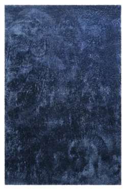 Teppich Blau Hochflor B-Ware "Lulu" Homie Living